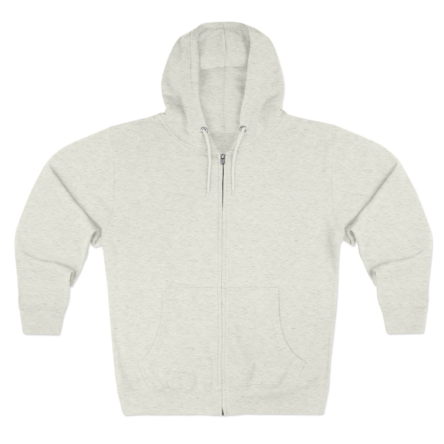 Bold Zip Hoodie — 'BareWitness' Gothic Text Back Design