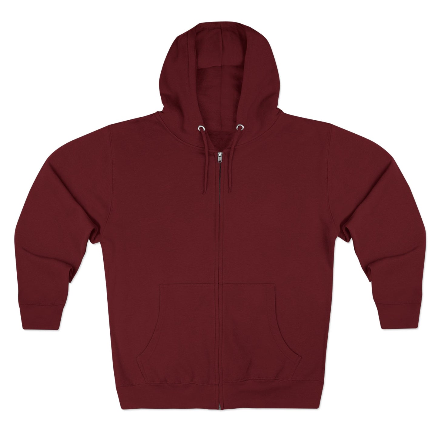 Bold Zip Hoodie — 'BareWitness' Gothic Text Back Design