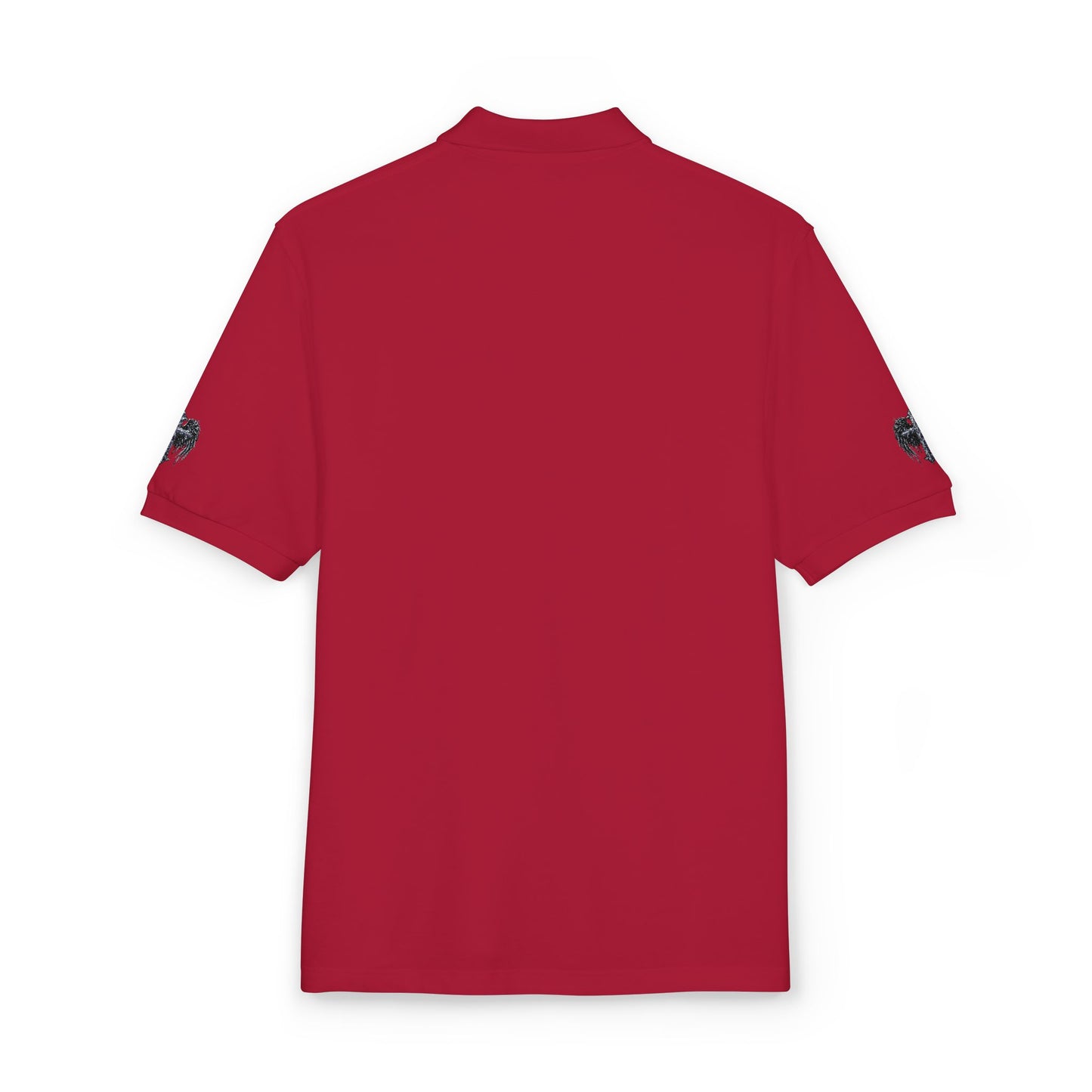 Embroidered  Crest Polo Shirt — Subtle Chest & Sleeve Logo