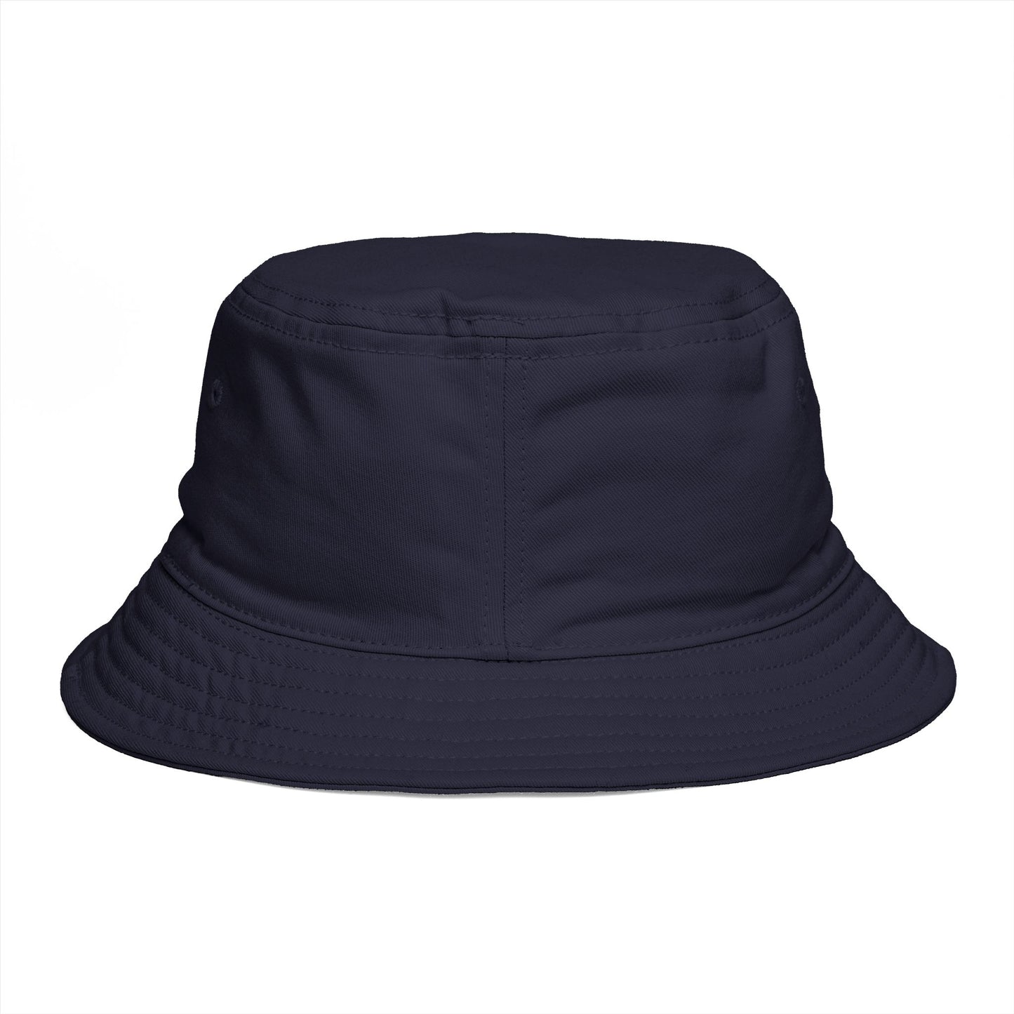 Bucket Hat — 'Bare Witness' Embroidered Brown Streetwear Bucket Hat