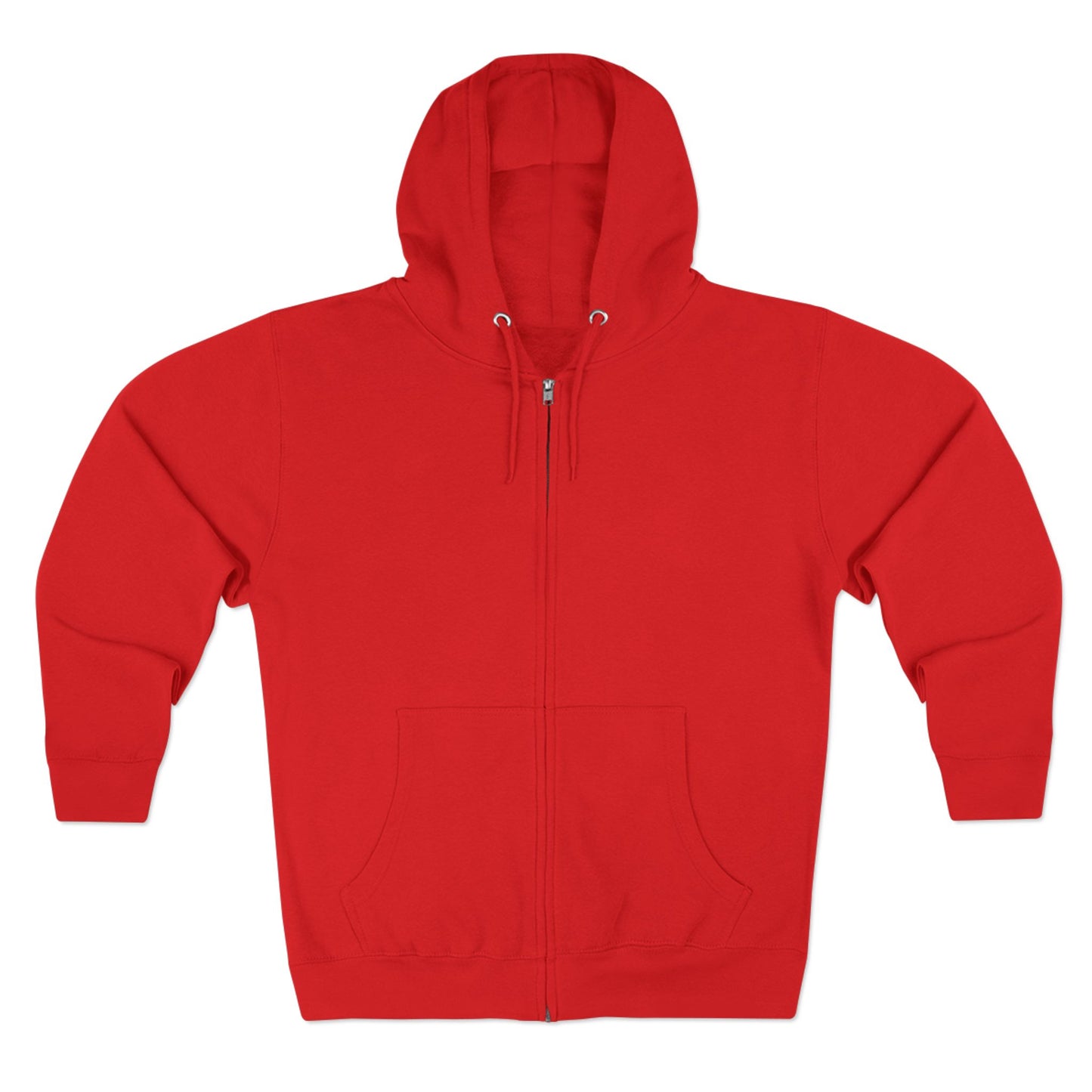 Bold Zip Hoodie — 'BareWitness' Gothic Text Back Design