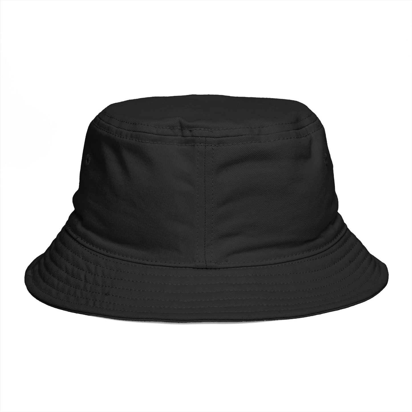 Bucket Hat — 'Bare Witness' Embroidered Brown Streetwear Bucket Hat