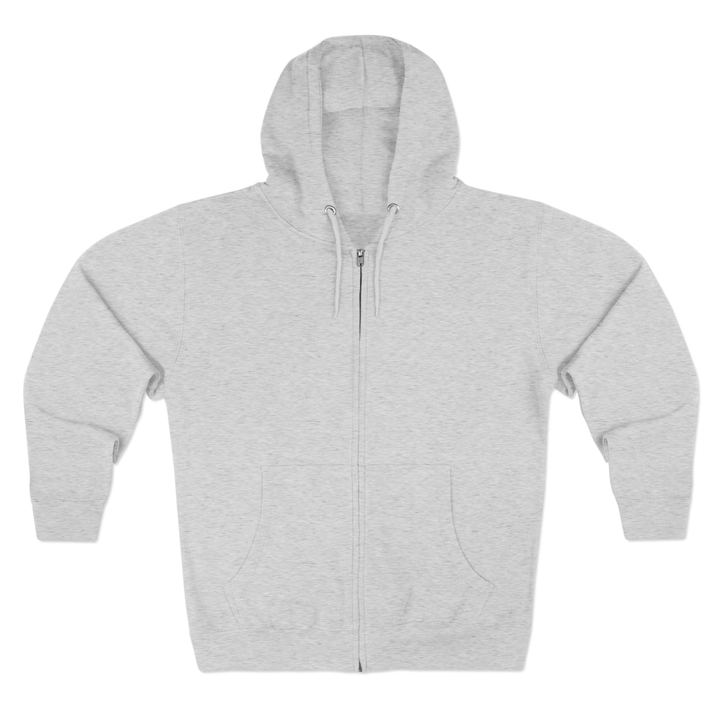 Bold Zip Hoodie — 'BareWitness' Gothic Text Back Design