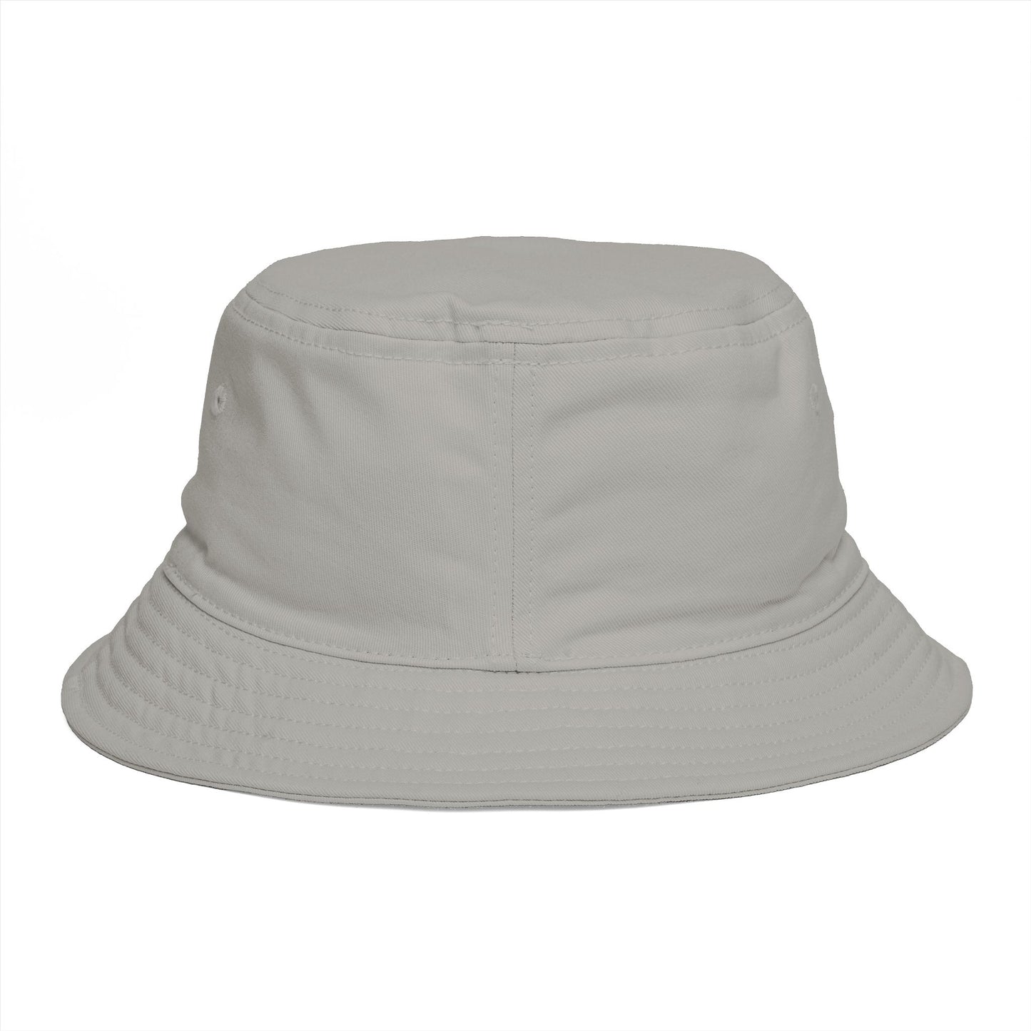 Bucket Hat — 'Bare Witness' Embroidered Brown Streetwear Bucket Hat