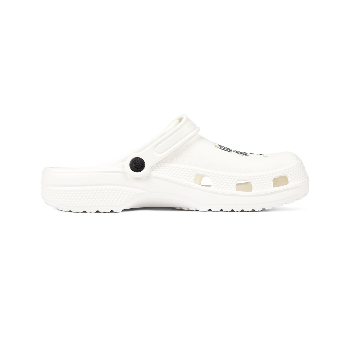 Graphic EVA Foam Clogs — 'Our Father Gives me Strength' Gothic Angel Design