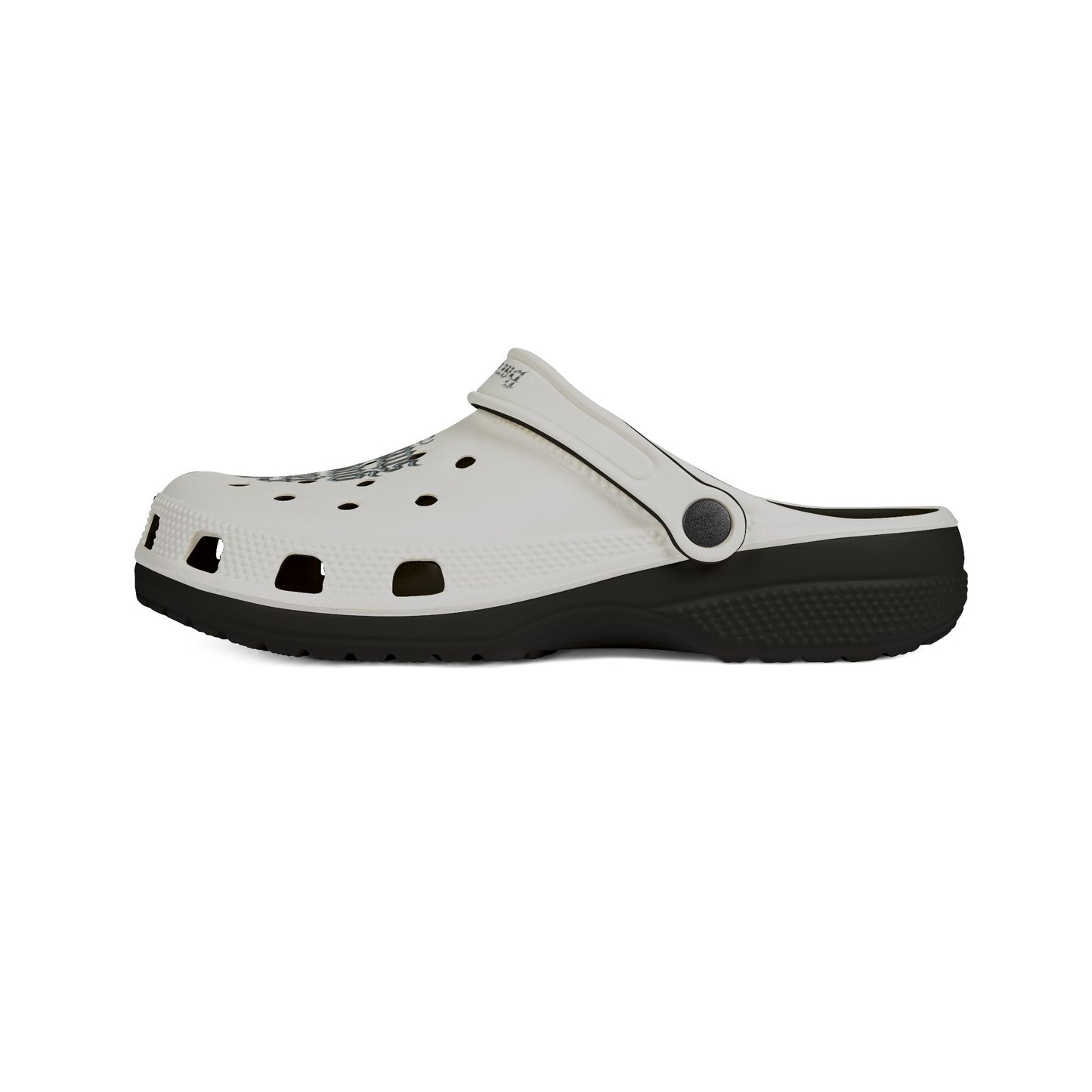 Graphic EVA Foam Clogs — 'Our Father Gives me Strength' Gothic Angel Design