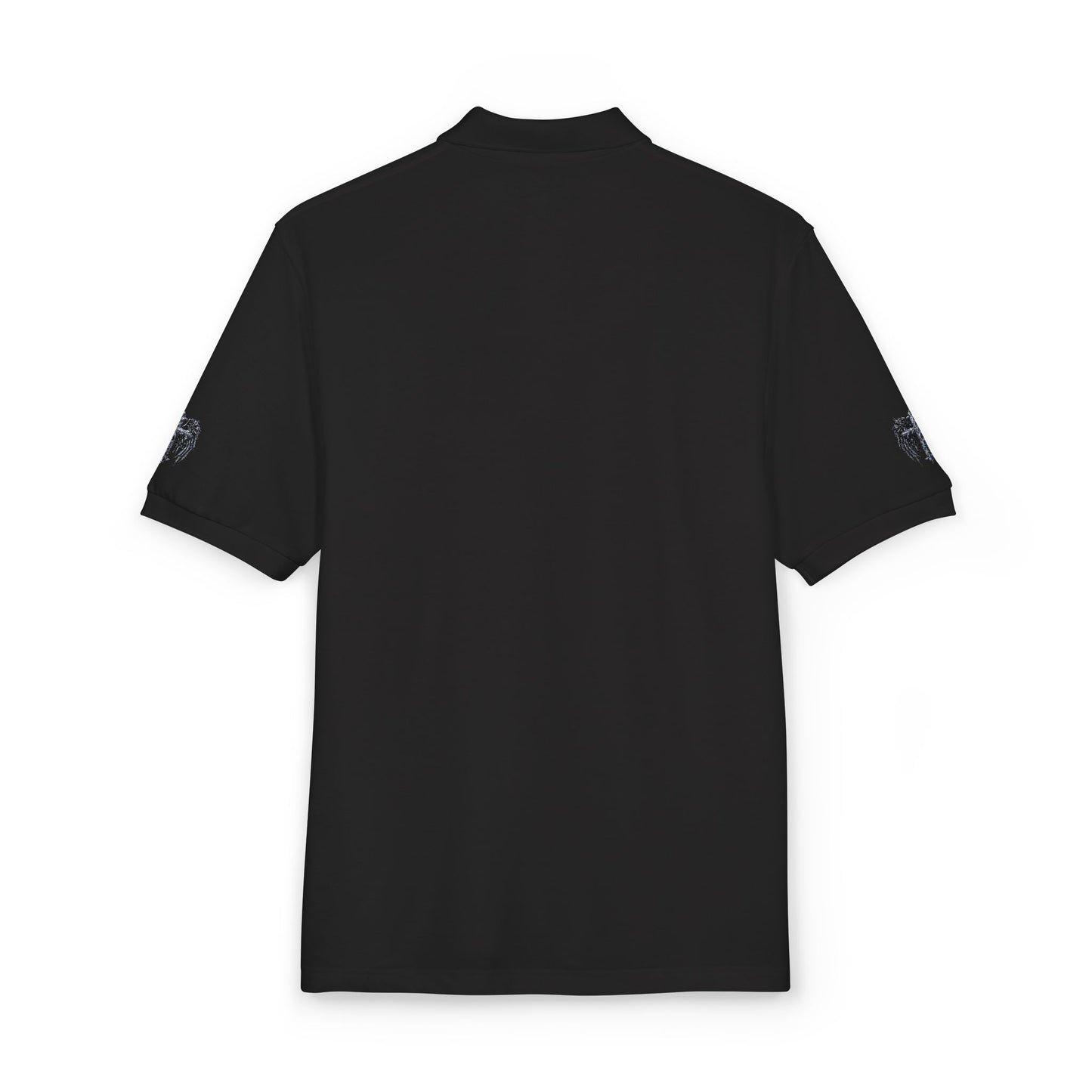 Embroidered  Crest Polo Shirt — Subtle Chest & Sleeve Logo