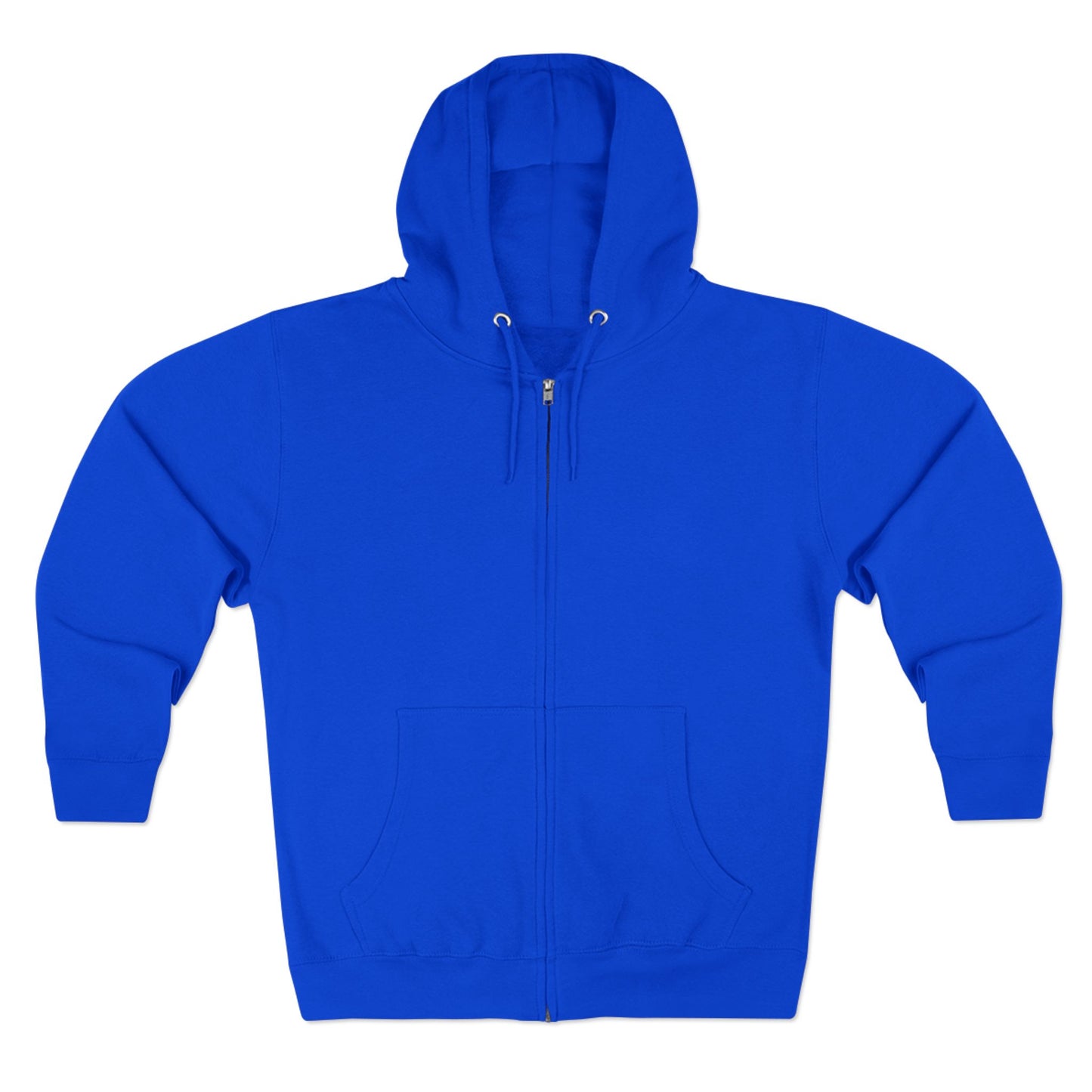 Bold Zip Hoodie — 'BareWitness' Gothic Text Back Design